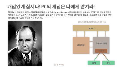 개념있게 삽시다! PC의 개념은 나에게 맡겨라! 이미지