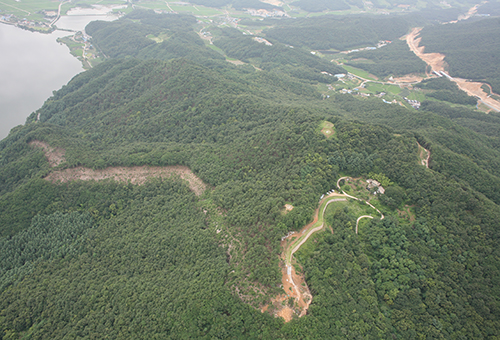 충주 장미산성 이미지