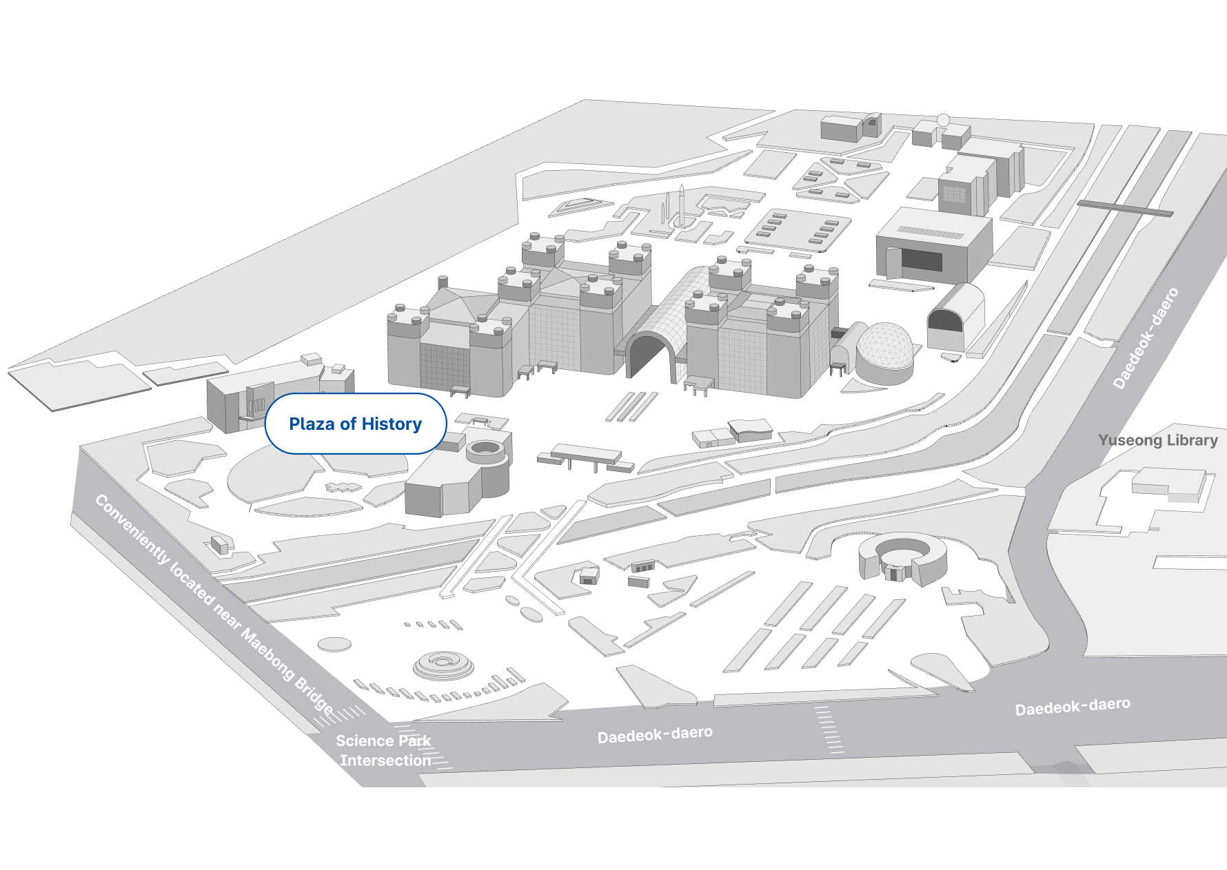 History Plaza Map