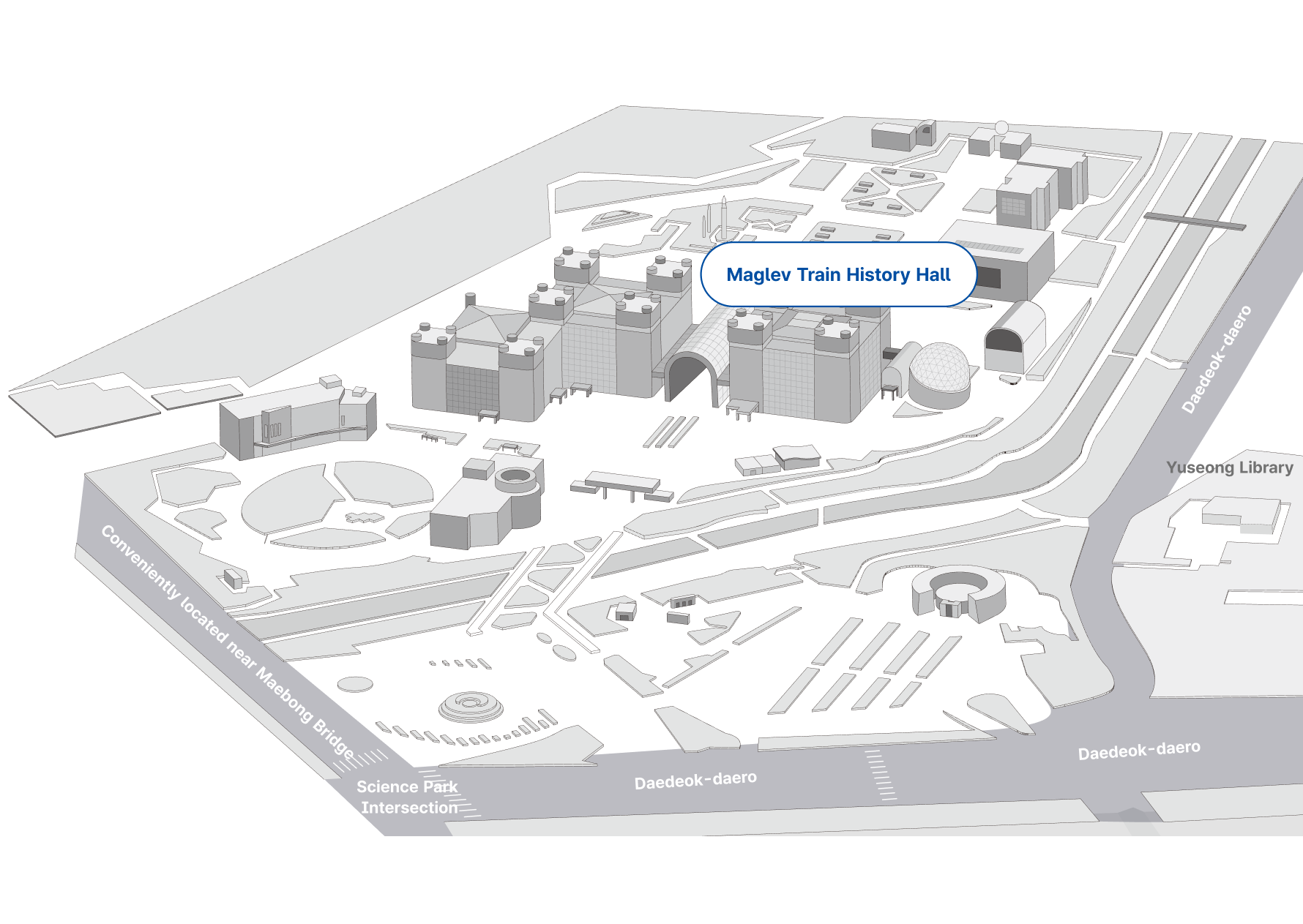 Maglev Train Experience Hall Map