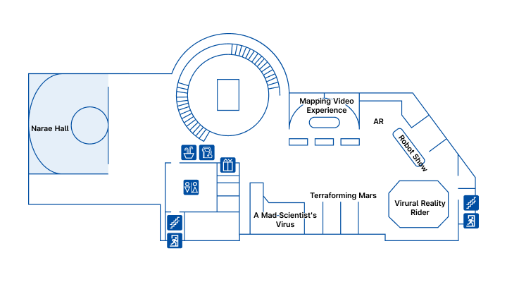 2F Experience Hall Map