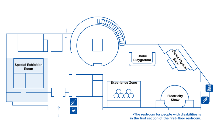 1F Experience Hall Map